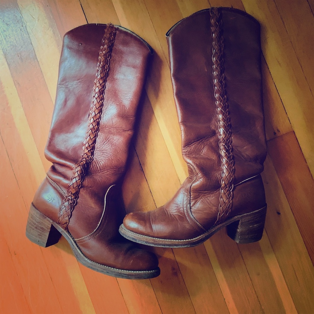 Gorgeous braided Frye boots